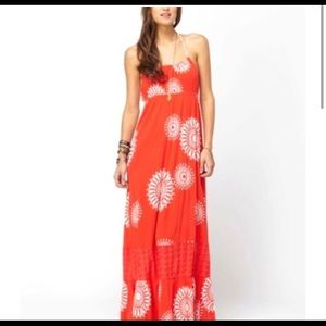 Roxy Hawaiian maxi sundress sz s